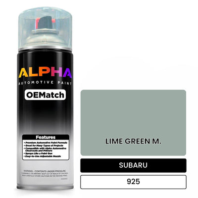 SUBARU LIME GREEN M. 925 | OEMatch Automotive Spraycan