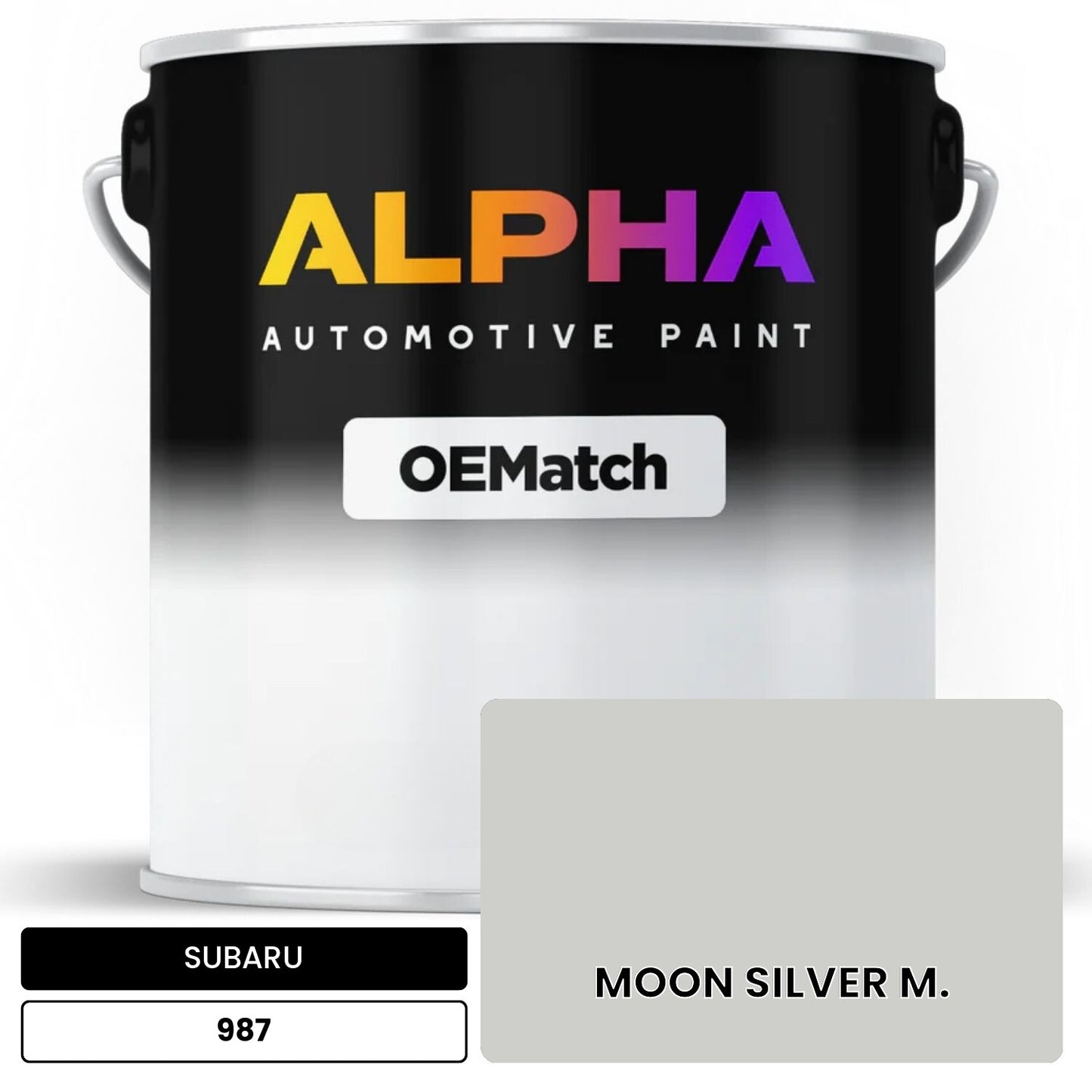 SUBARU MOON SILVER M. 987 OEMatch Basecoat