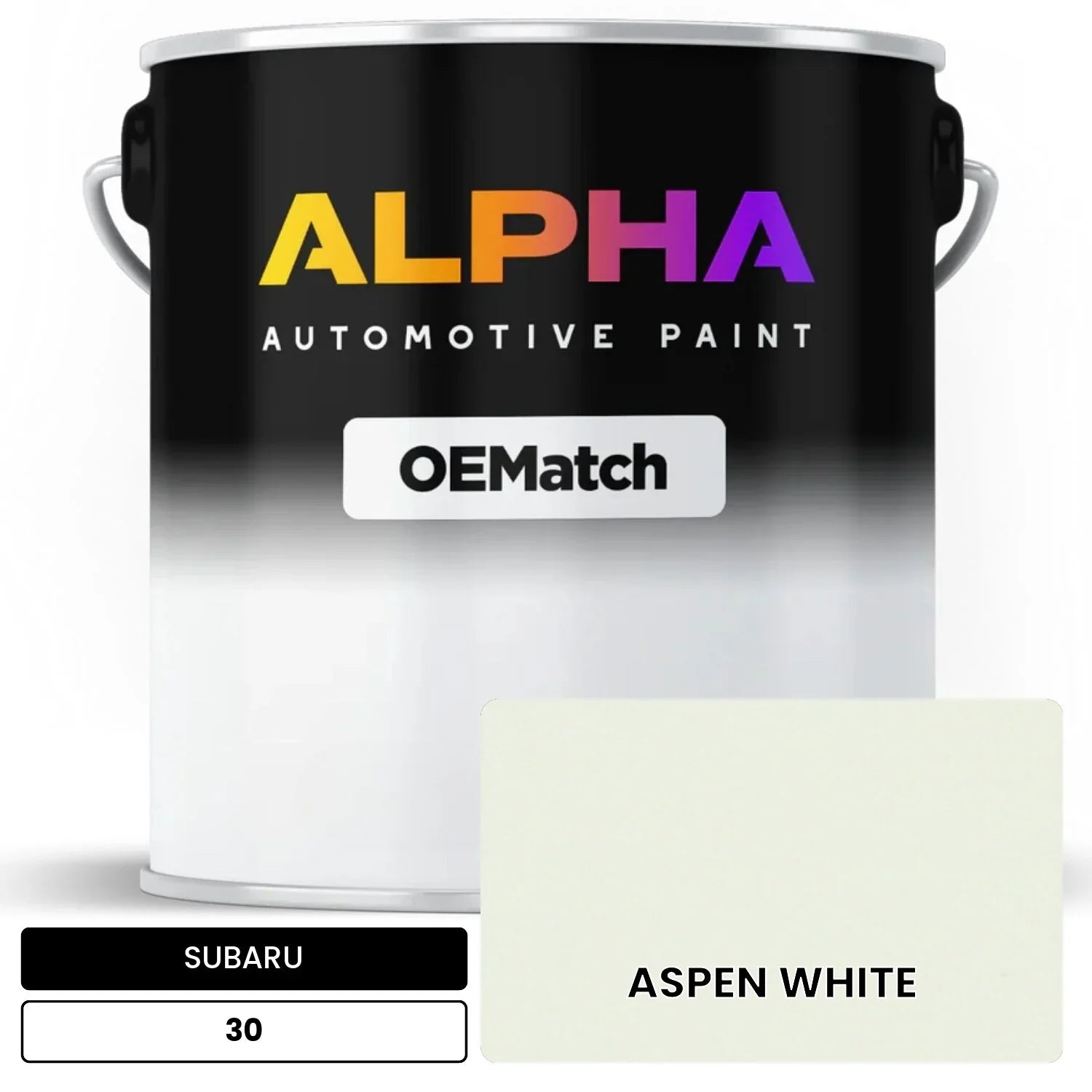 SUBARU ASPEN WHITE 30 OEMatch Basecoat
