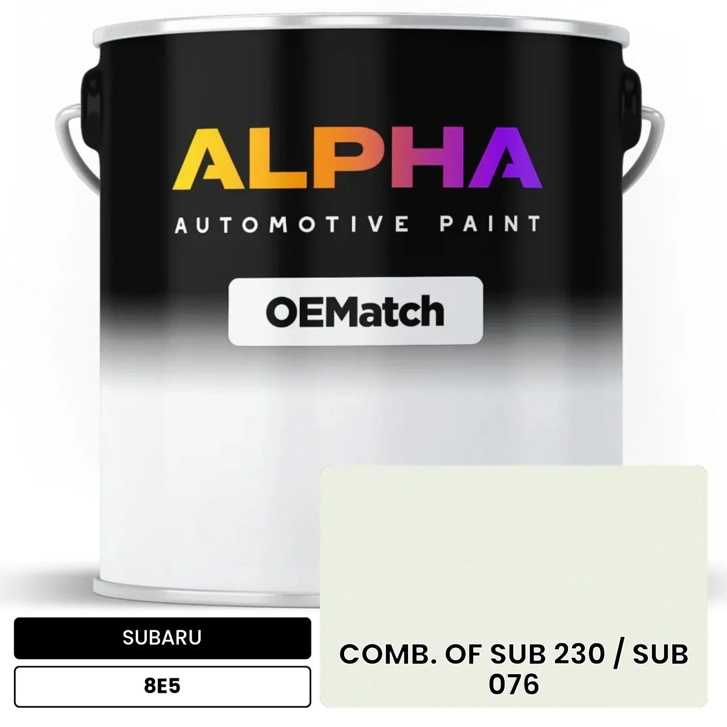 SUBARU COMB. OF SUB 230 / SUB 076 8E5 OEMatch Basecoat