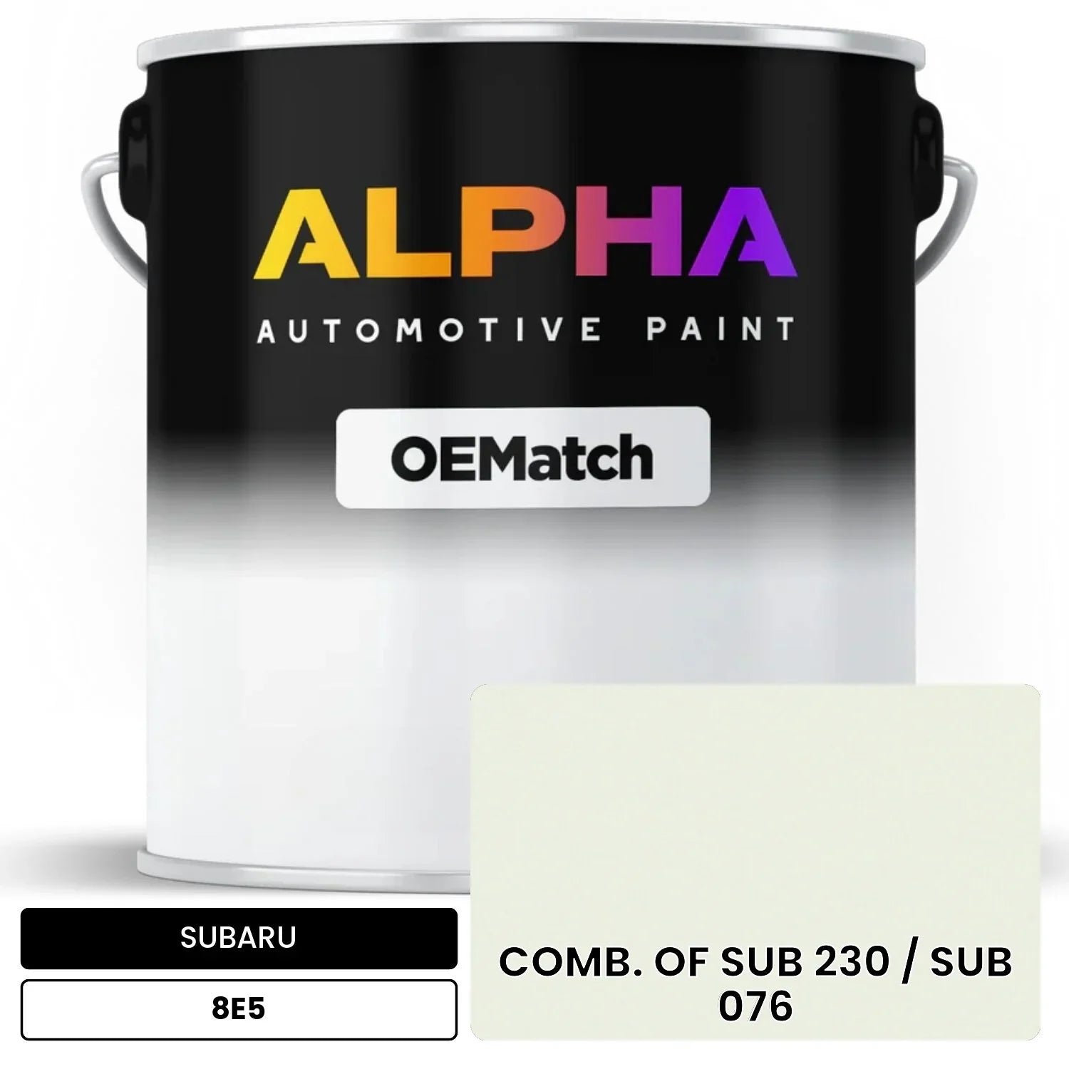 SUBARU COMB. OF SUB 230 / SUB 076 8E5 OEMatch Basecoat