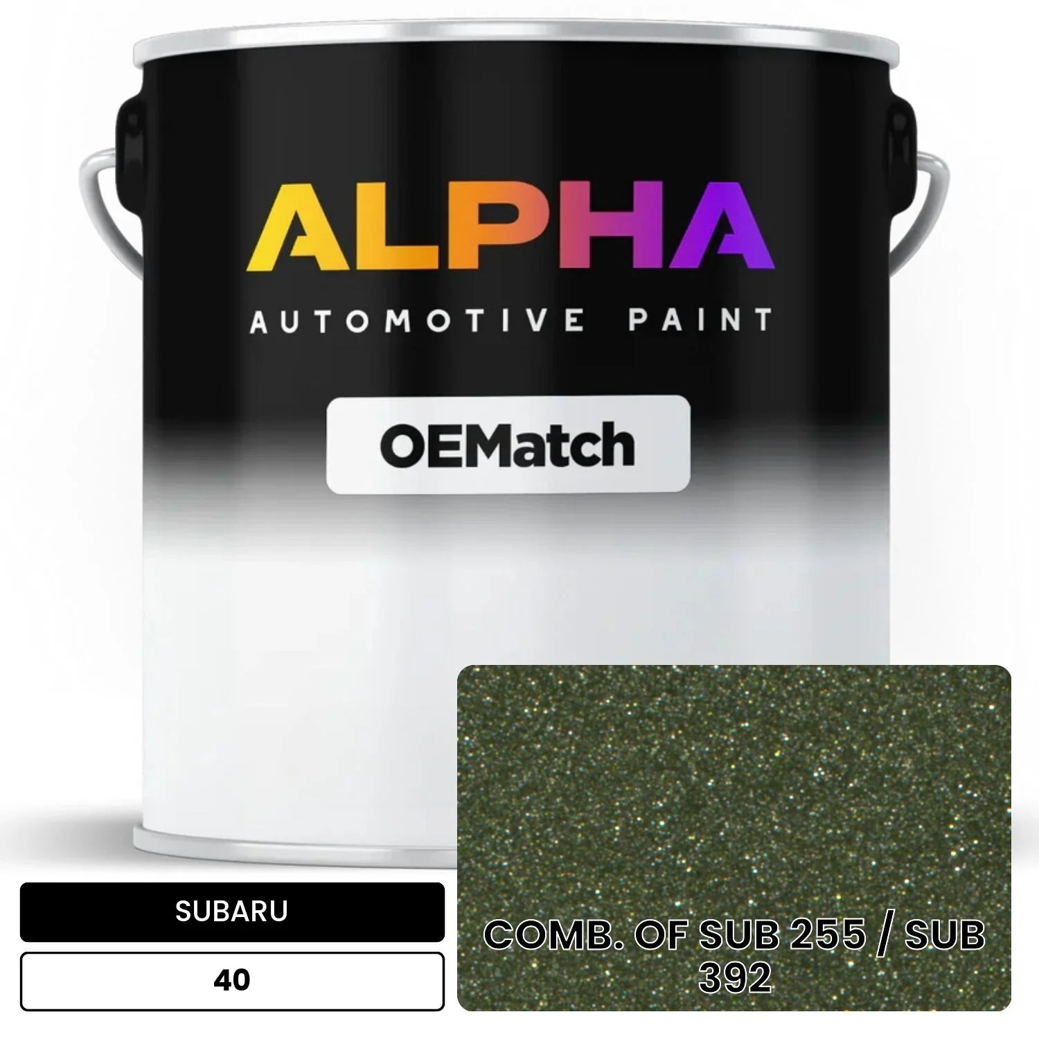 SUBARU COMB. OF SUB 255 / SUB 392 40 OEMatch Basecoat