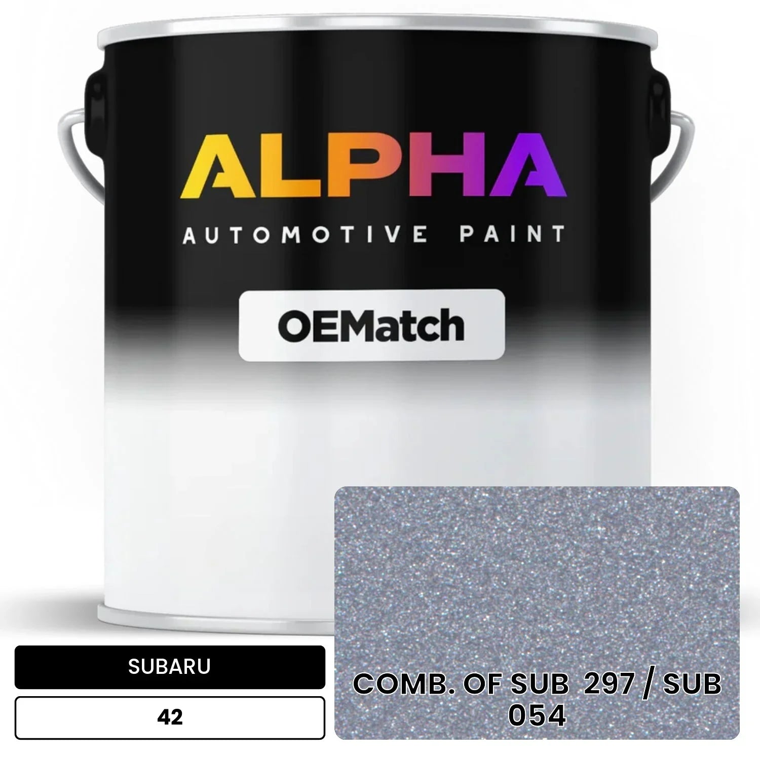 SUBARU COMB. OF SUB  297 / SUB  054 42 OEMatch Basecoat