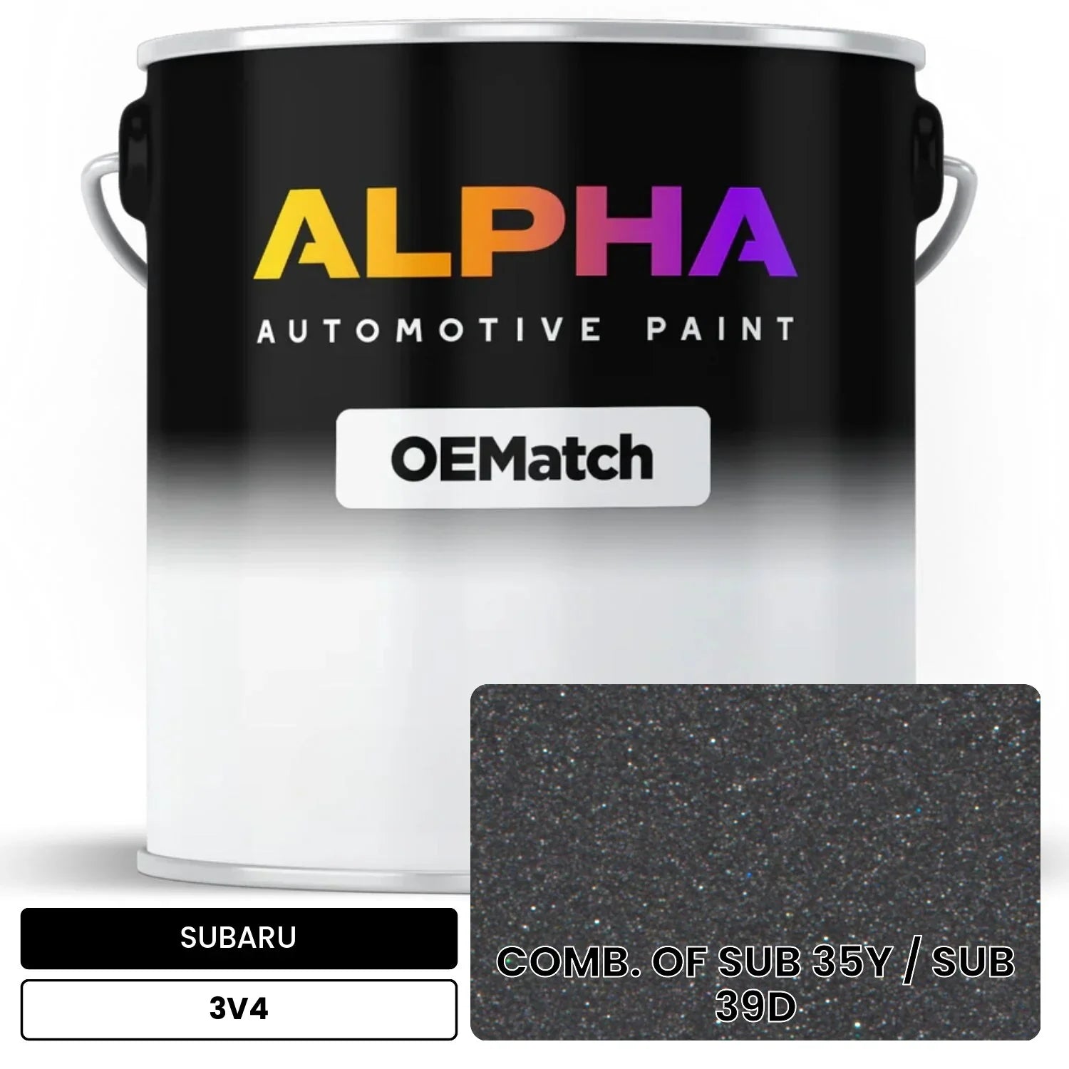 SUBARU COMB. OF SUB 35Y / SUB 39D 3V4 OEMatch Basecoat