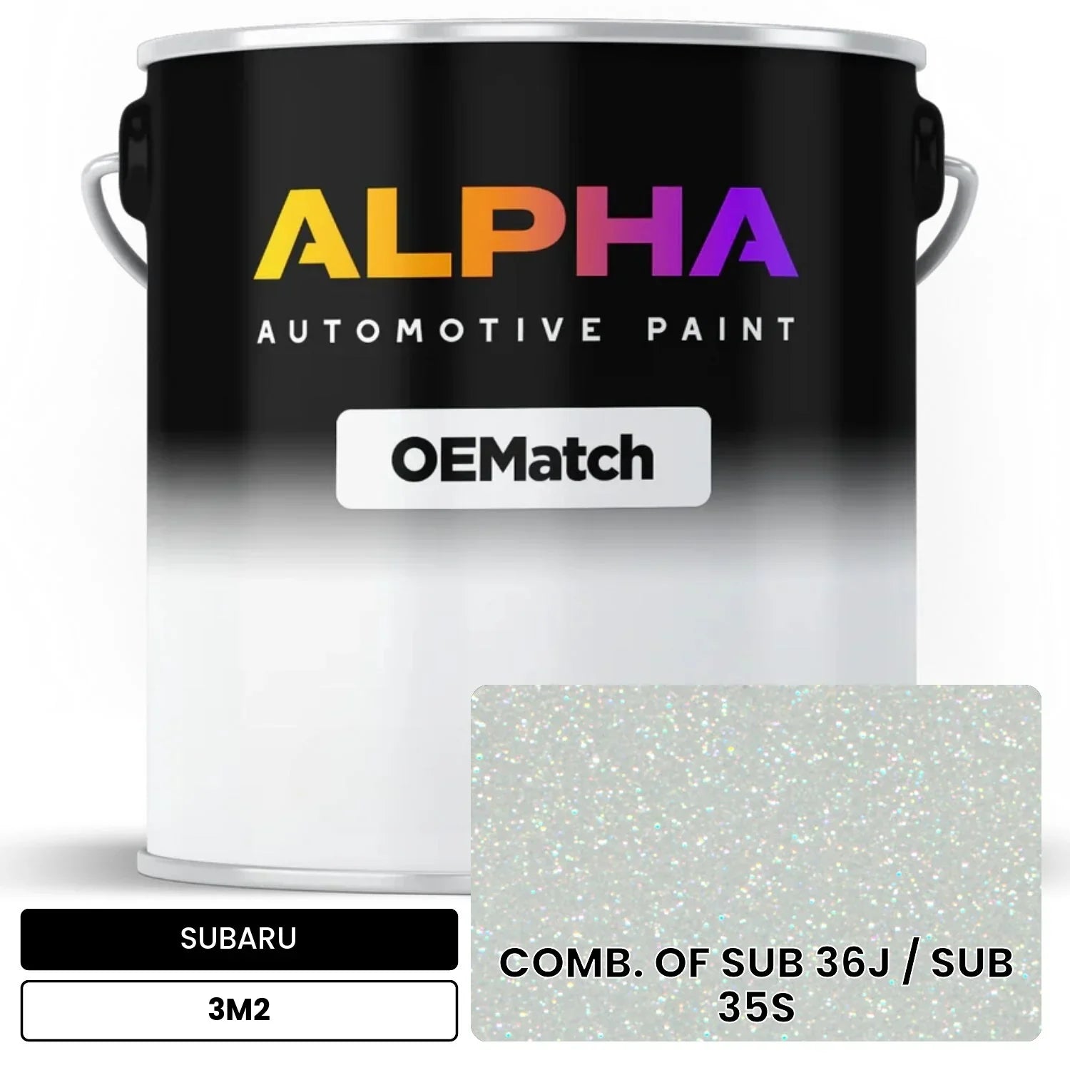 SUBARU COMB. OF SUB 36J / SUB 35S 3M2 OEMatch Basecoat