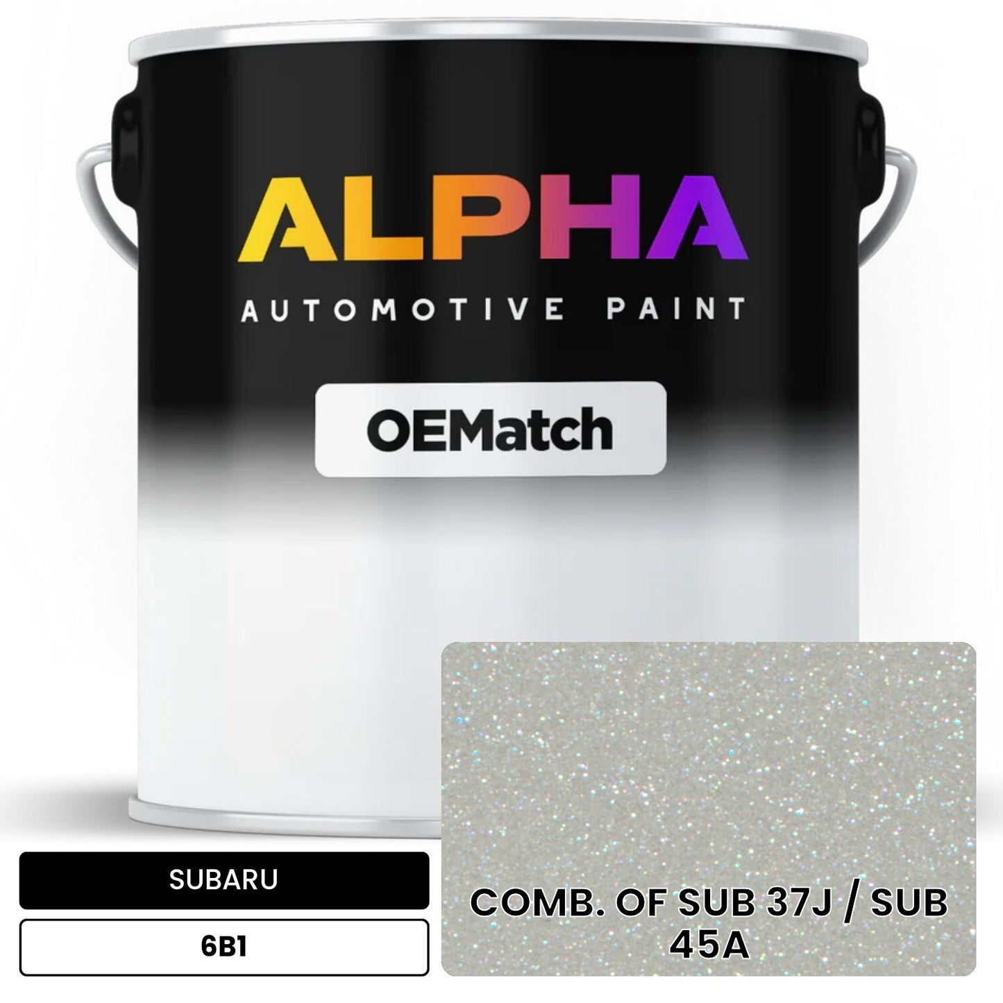 SUBARU COMB. OF SUB 37J / SUB 45A 6B1 OEMatch Basecoat