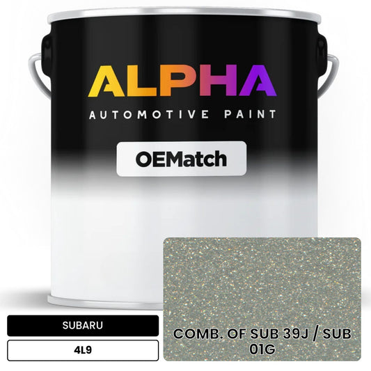 SUBARU COMB. OF SUB 39J / SUB 01G 4L9 OEMatch Basecoat