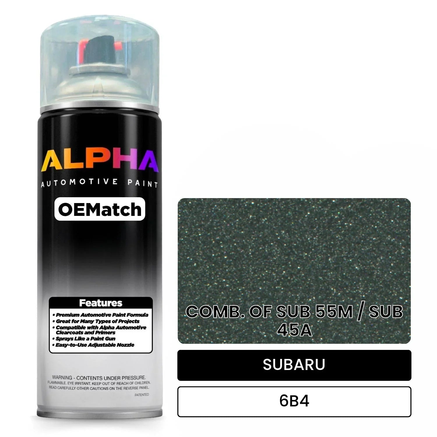 SUBARU COMB. OF SUB 55M / SUB 45A 6B4 OEMatch Spraycan