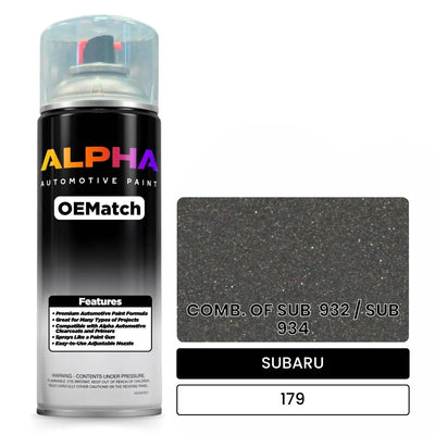 SUBARU COMB. OF SUB  932 / SUB  934 179 | OEMatch Automotive Spraycan