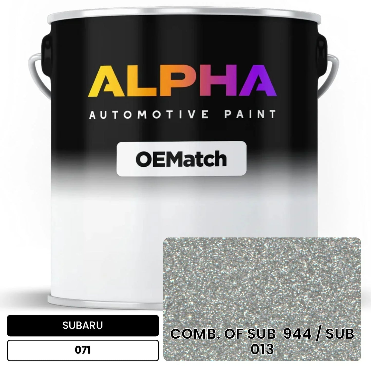 SUBARU COMB. OF SUB  944 / SUB  013 071 OEMatch Basecoat