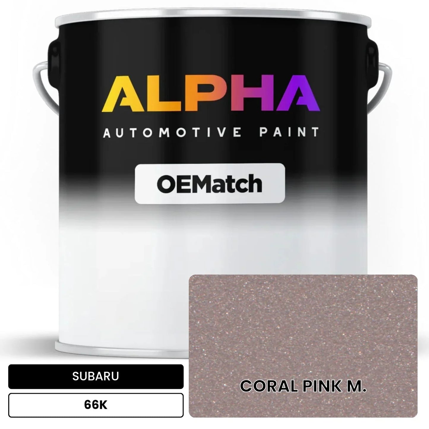 SUBARU CORAL PINK M. 66K OEMatch Basecoat