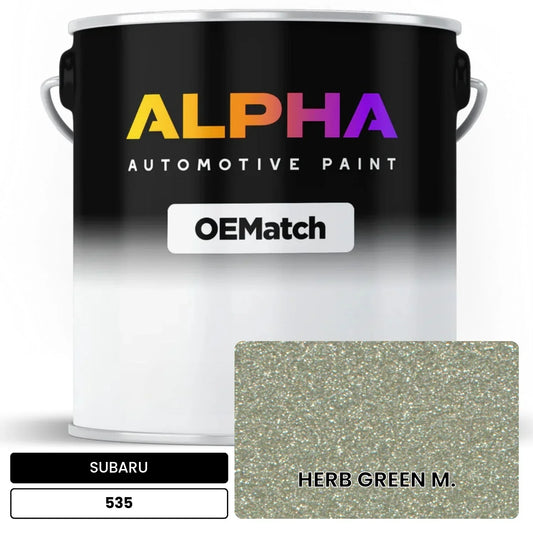 SUBARU HERB GREEN M. 535 OEMatch Basecoat