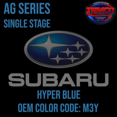 Subaru Hyper Blue | M3Y | 2014-2019 | OEM AG Series Single Stage - The Spray Source - Tamco Paint Manufacturing