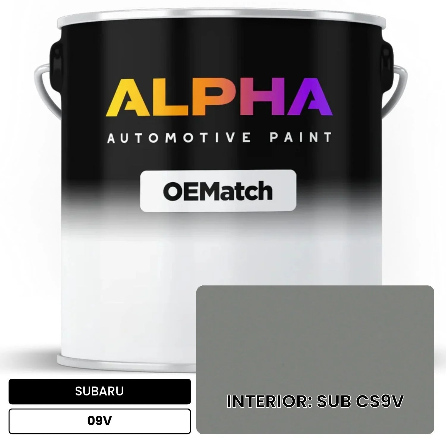 SUBARU INTERIOR: SUB CS9V 09V OEMatch Basecoat