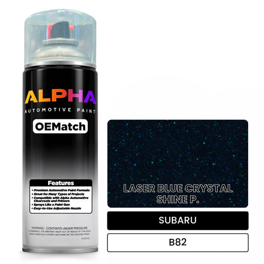 SUBARU LASER BLUE CRYSTAL SHINE P. B82 OEMatch Spraycan
