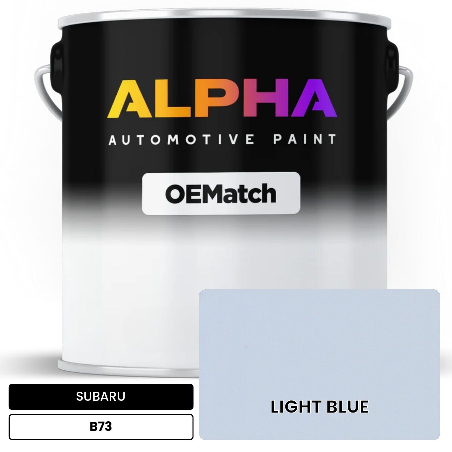 SUBARU LIGHT BLUE B73 OEMatch Basecoat