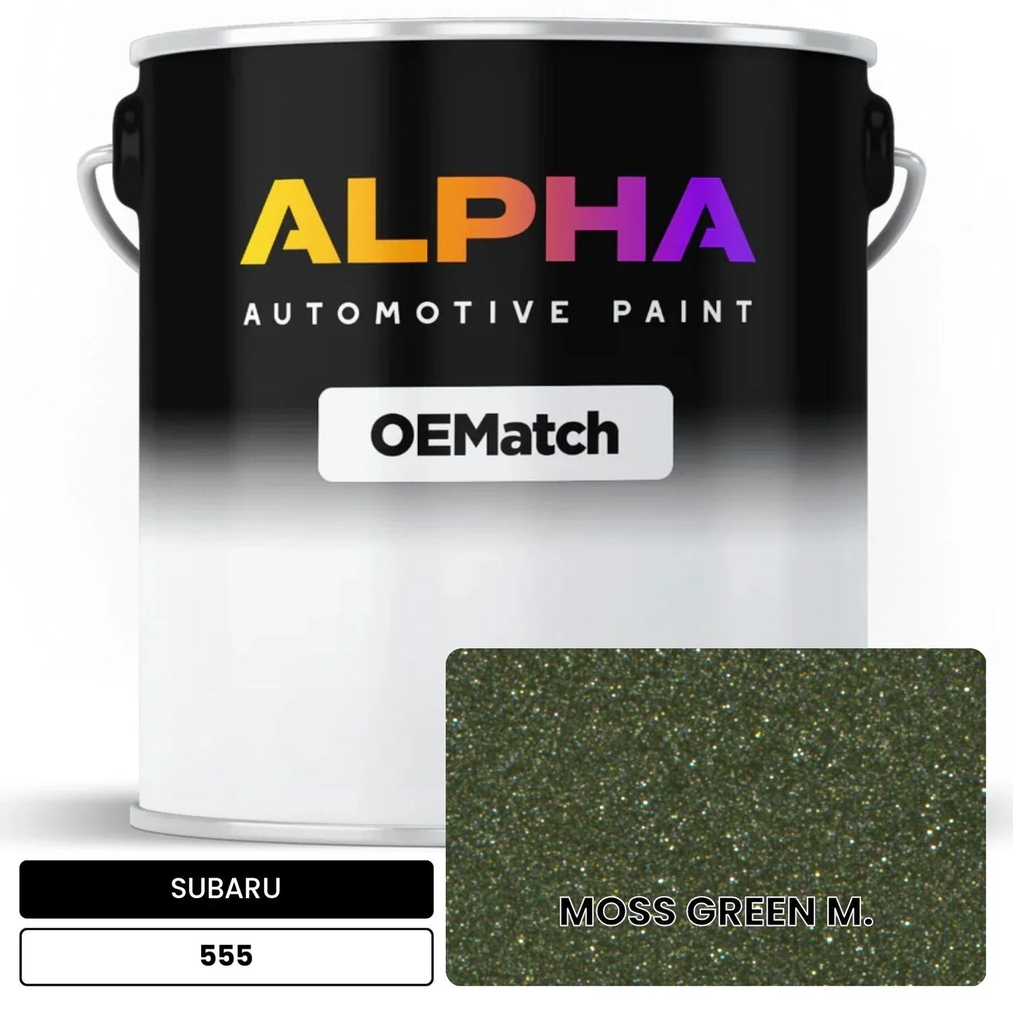 SUBARU MOSS GREEN M. 555 OEMatch Basecoat