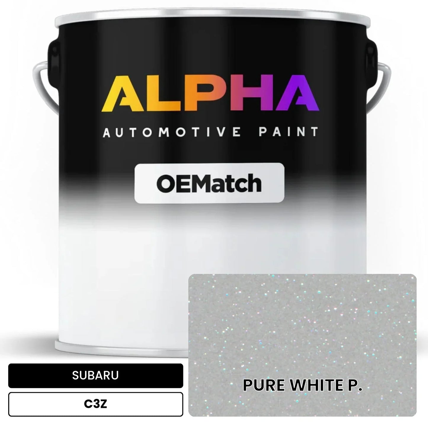 SUBARU PURE WHITE P. C3Z OEMatch Basecoat