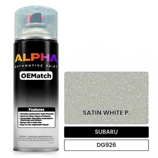 SUBARU SATIN WHITE P. DG926 OEMatch Spraycan