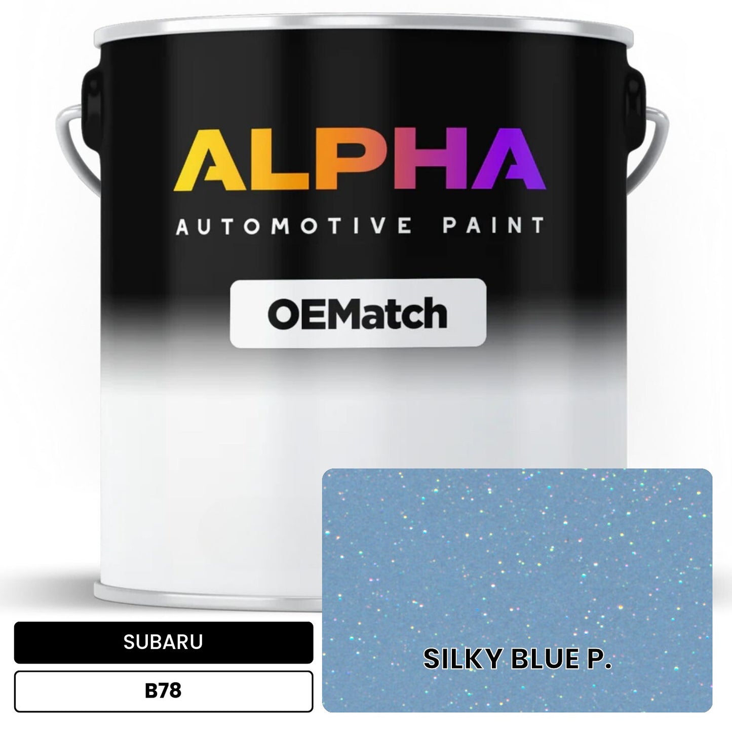 SUBARU SILKY BLUE P. B78 OEMatch Basecoat