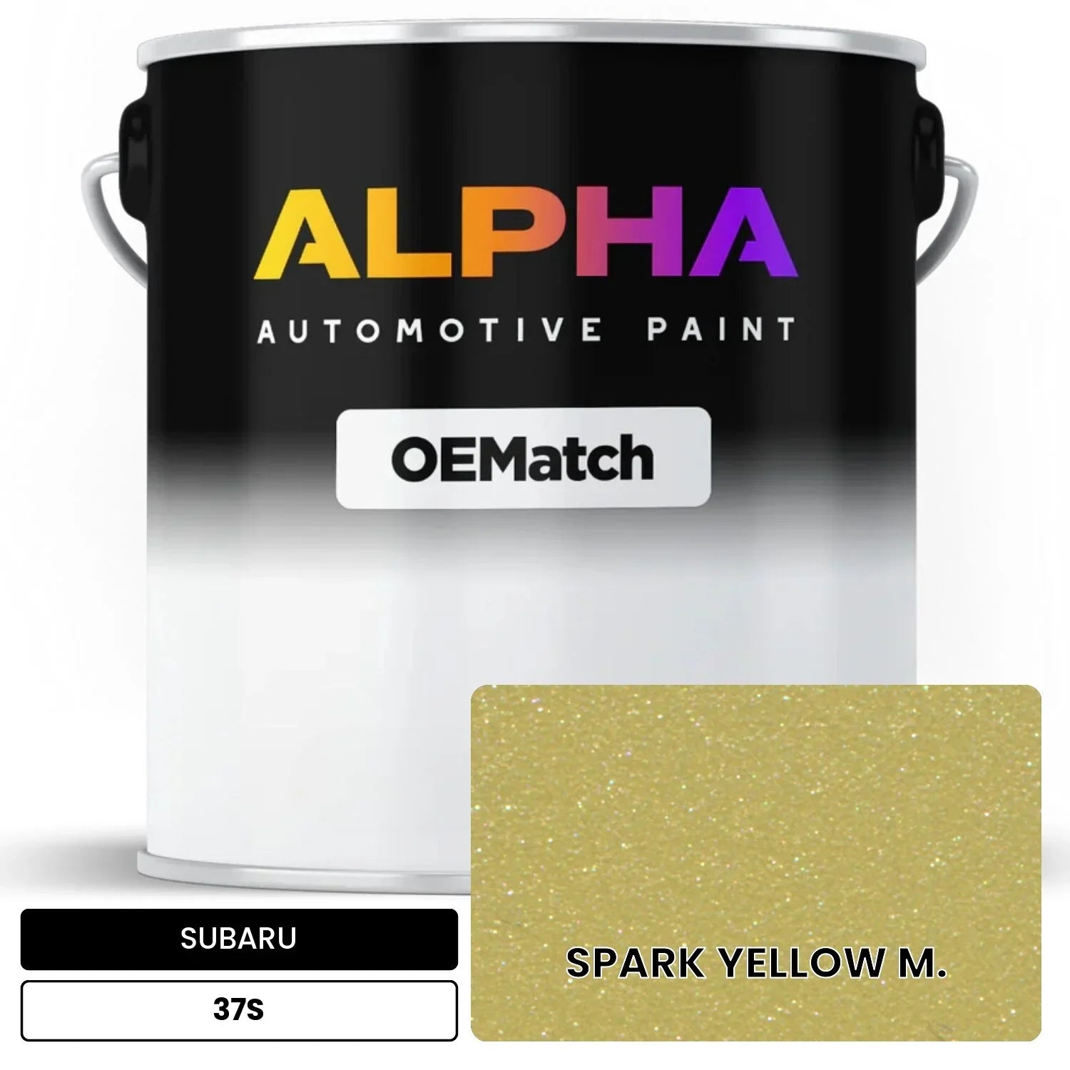 SUBARU SPARK YELLOW M. 37S OEMatch Basecoat