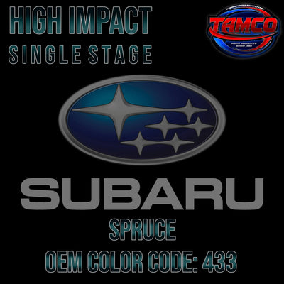 Subaru Spruce | 433 | 1994-2001 | OEM High Impact Single Stage - The Spray Source - Tamco Paint Manufacturing