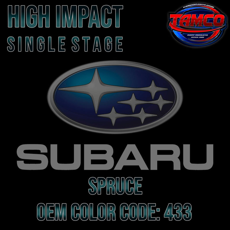 Subaru Spruce | 433 | 1994-2001 | OEM High Impact Single Stage - The Spray Source - Tamco Paint Manufacturing