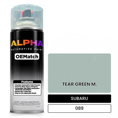 SUBARU TEAR GREEN M. 089 | OEMatch Automotive Spraycan