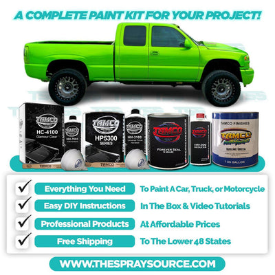 Sublime Green Pearl Car Kit (White Ground Coat) - The Spray Source - Tamco Paint