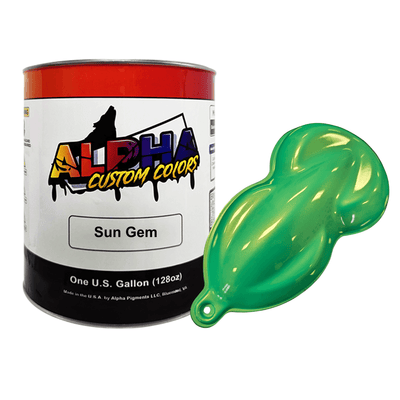 Sun Gem Paint Basecoat - The Spray Source - Alpha Pigments