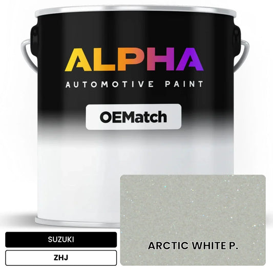 SUZUKI ARCTIC WHITE P. ZHJ OEMatch Basecoat