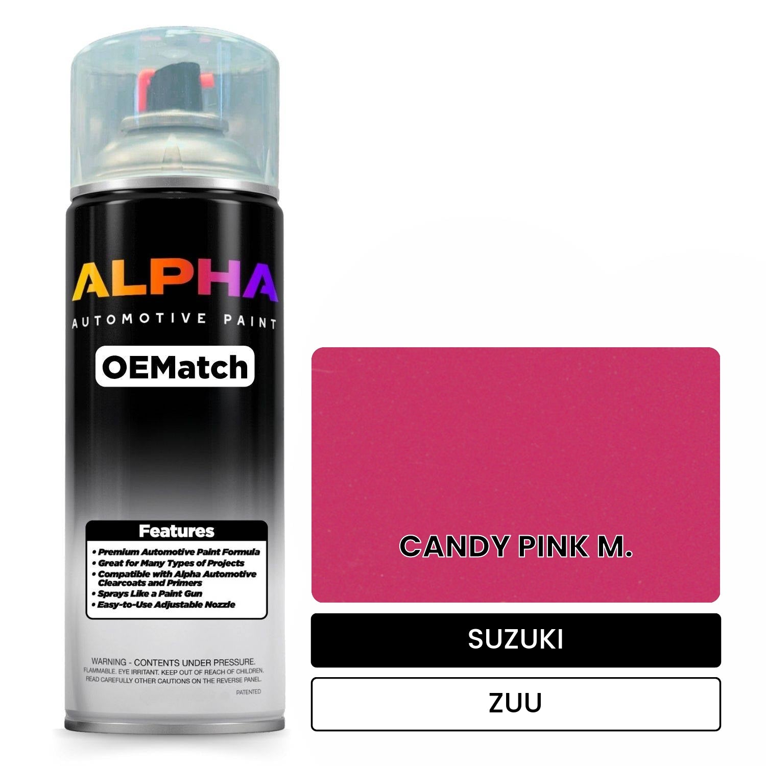 SUZUKI CANDY PINK M. ZUU OEMatch Spraycan
