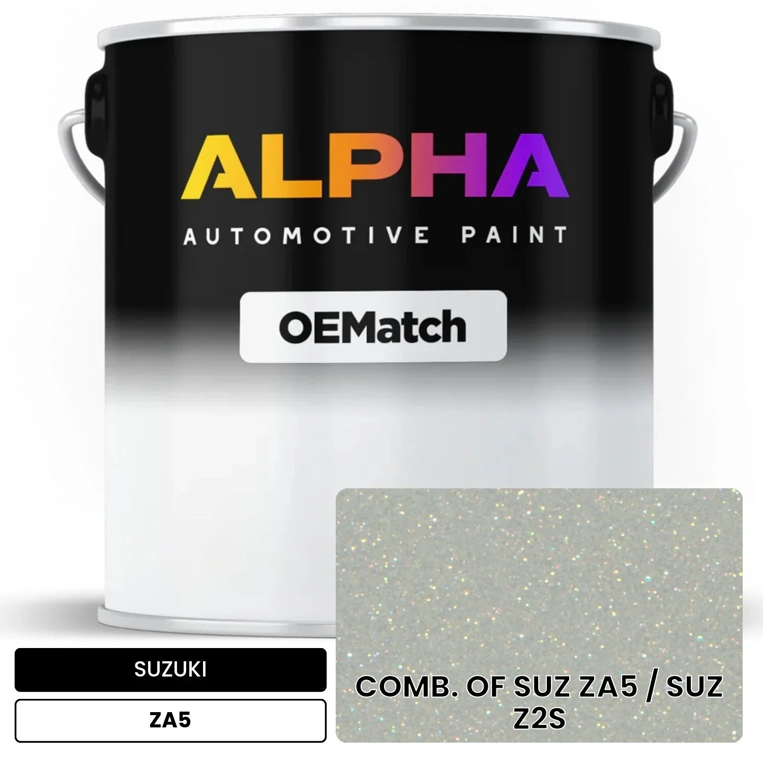 SUZUKI COMB. OF SUZ ZA5 / SUZ Z2S ZA5 OEMatch Basecoat