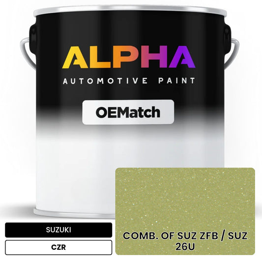 SUZUKI COMB. OF SUZ ZFB / SUZ 26U CZR OEMatch Basecoat