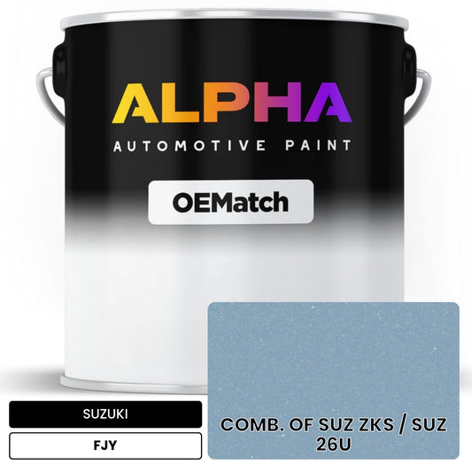 SUZUKI COMB. OF SUZ ZKS / SUZ 26U FJY OEMatch Basecoat