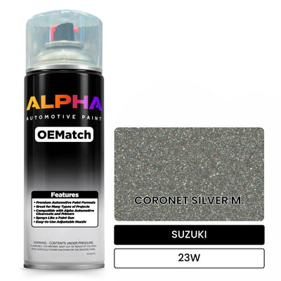 SUZUKI CORONET SILVER M. 23W | OEMatch Automotive Spraycan