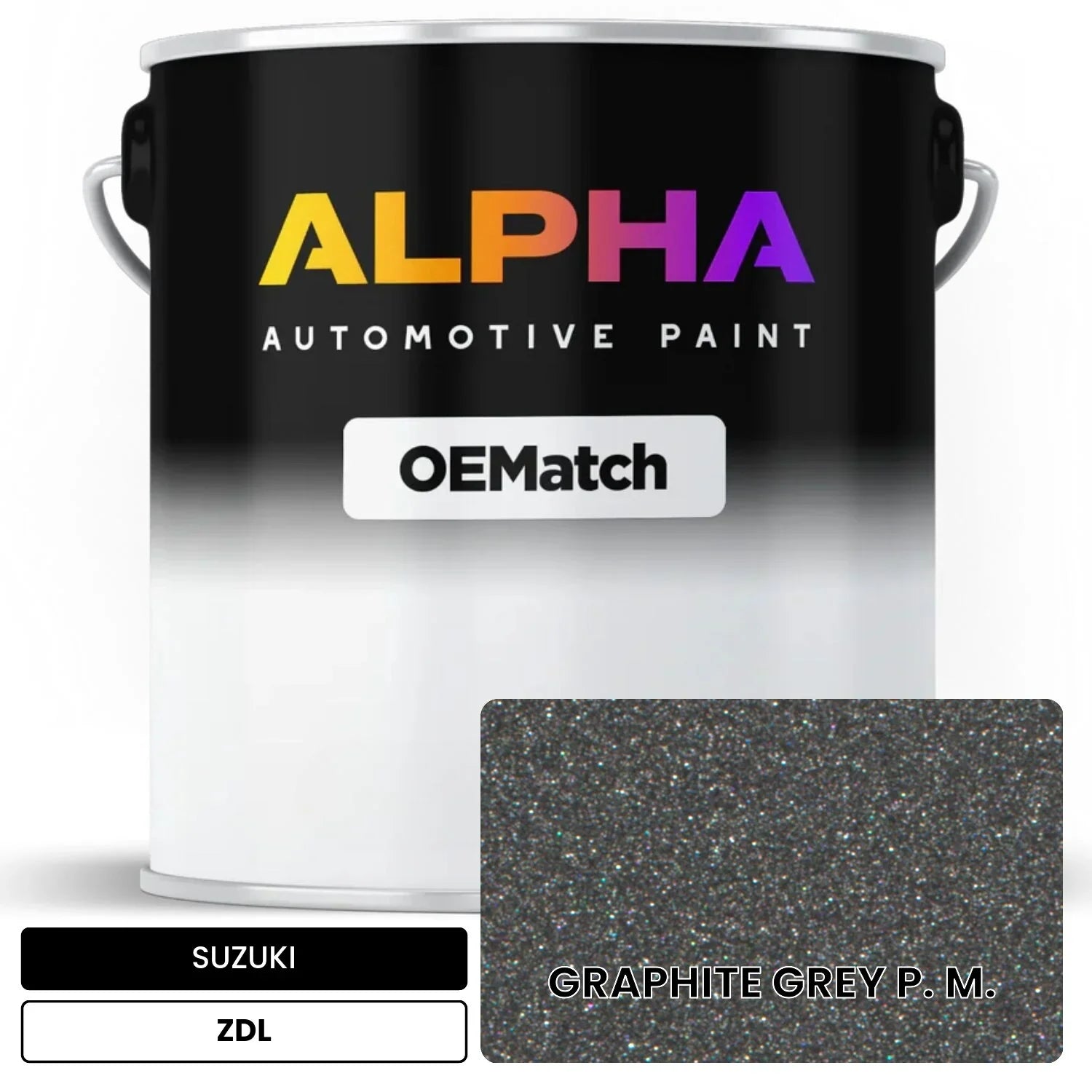 SUZUKI GRAPHITE GREY P. M. ZDL OEMatch Basecoat
