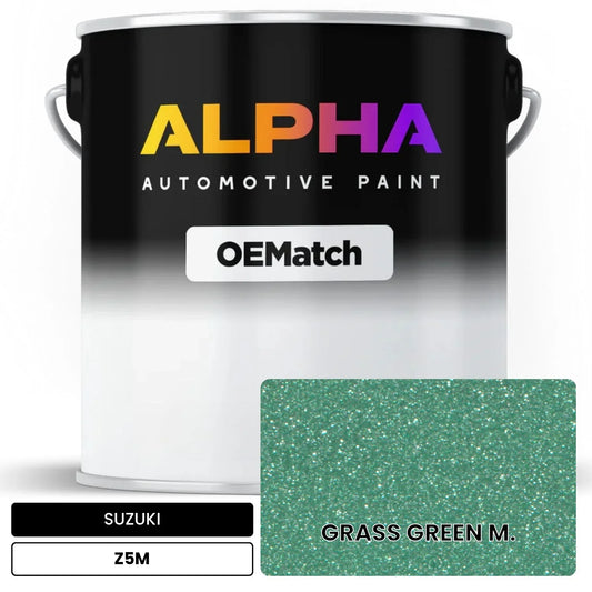 SUZUKI GRASS GREEN M. Z5M OEMatch Basecoat