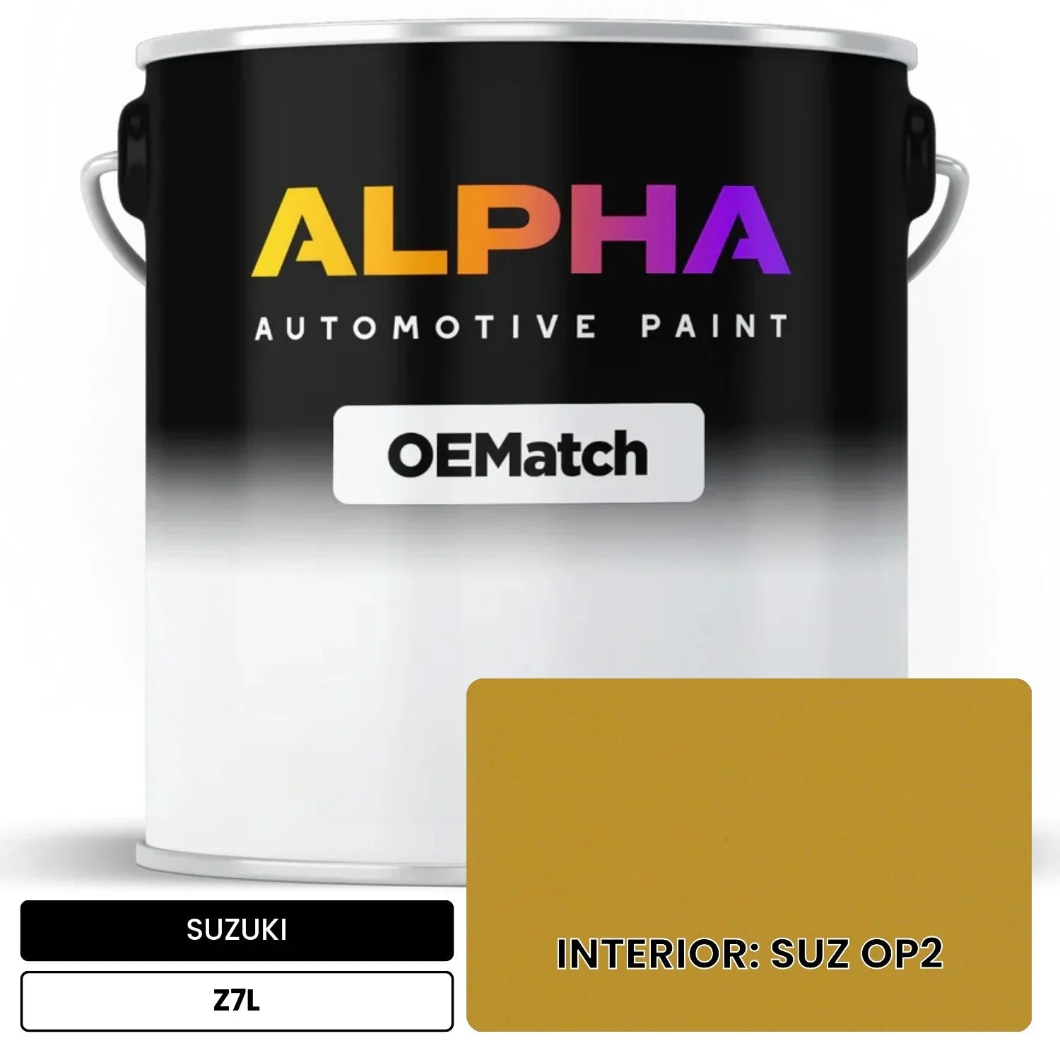 SUZUKI INTERIOR: SUZ OP2 Z7L OEMatch Basecoat