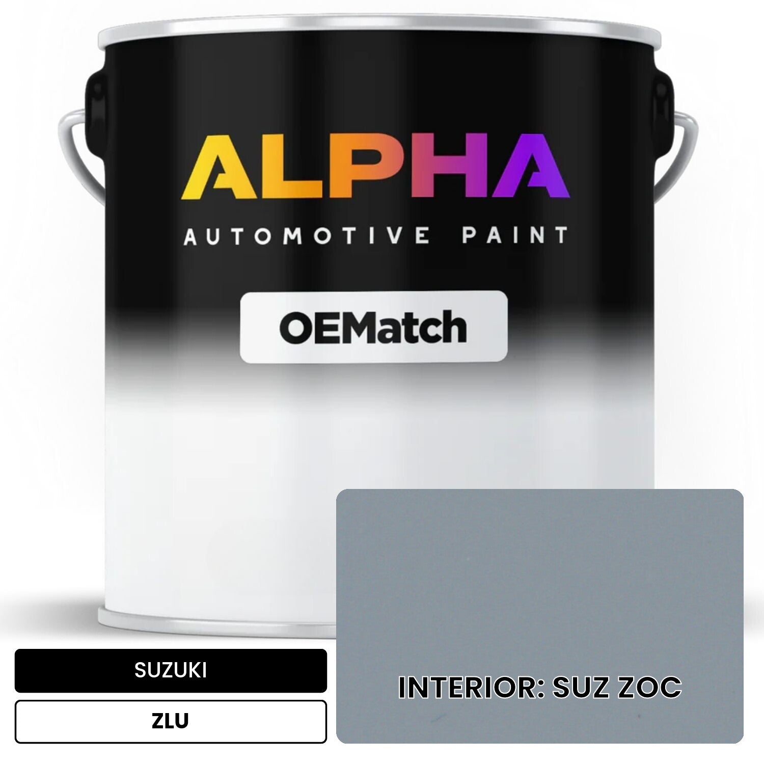 SUZUKI INTERIOR: SUZ ZOC ZLU OEMatch Basecoat