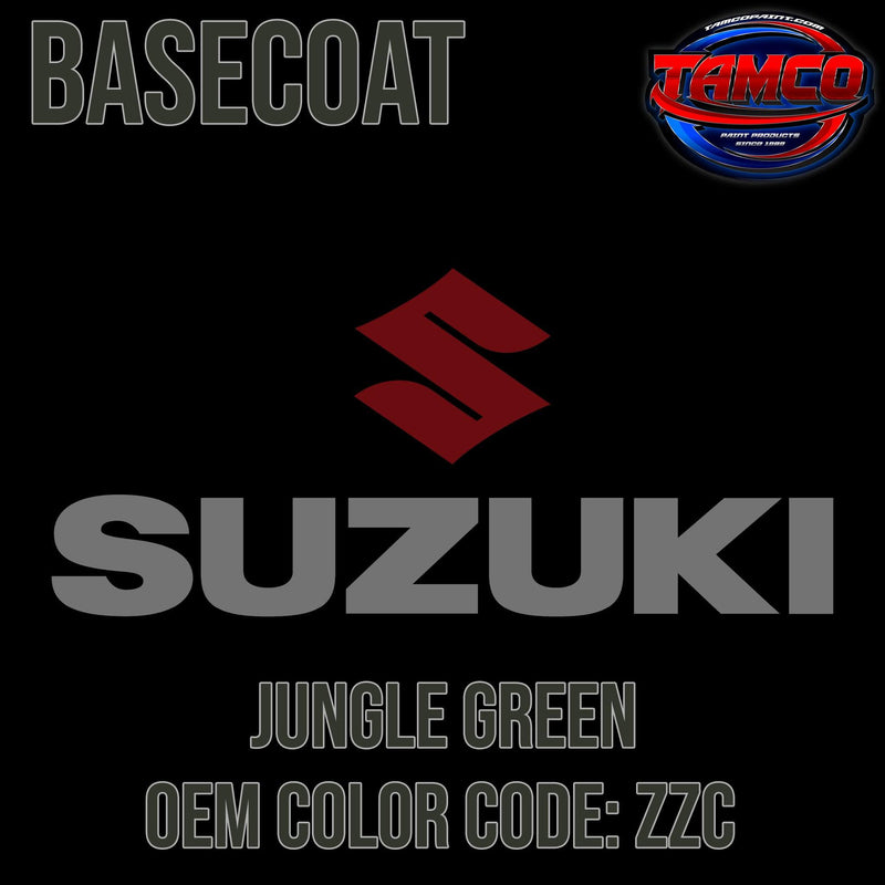 Suzuki Jungle Green | ZZC | 2018-2021 | OEM Basecoat - The Spray Source - Tamco Paint Manufacturing