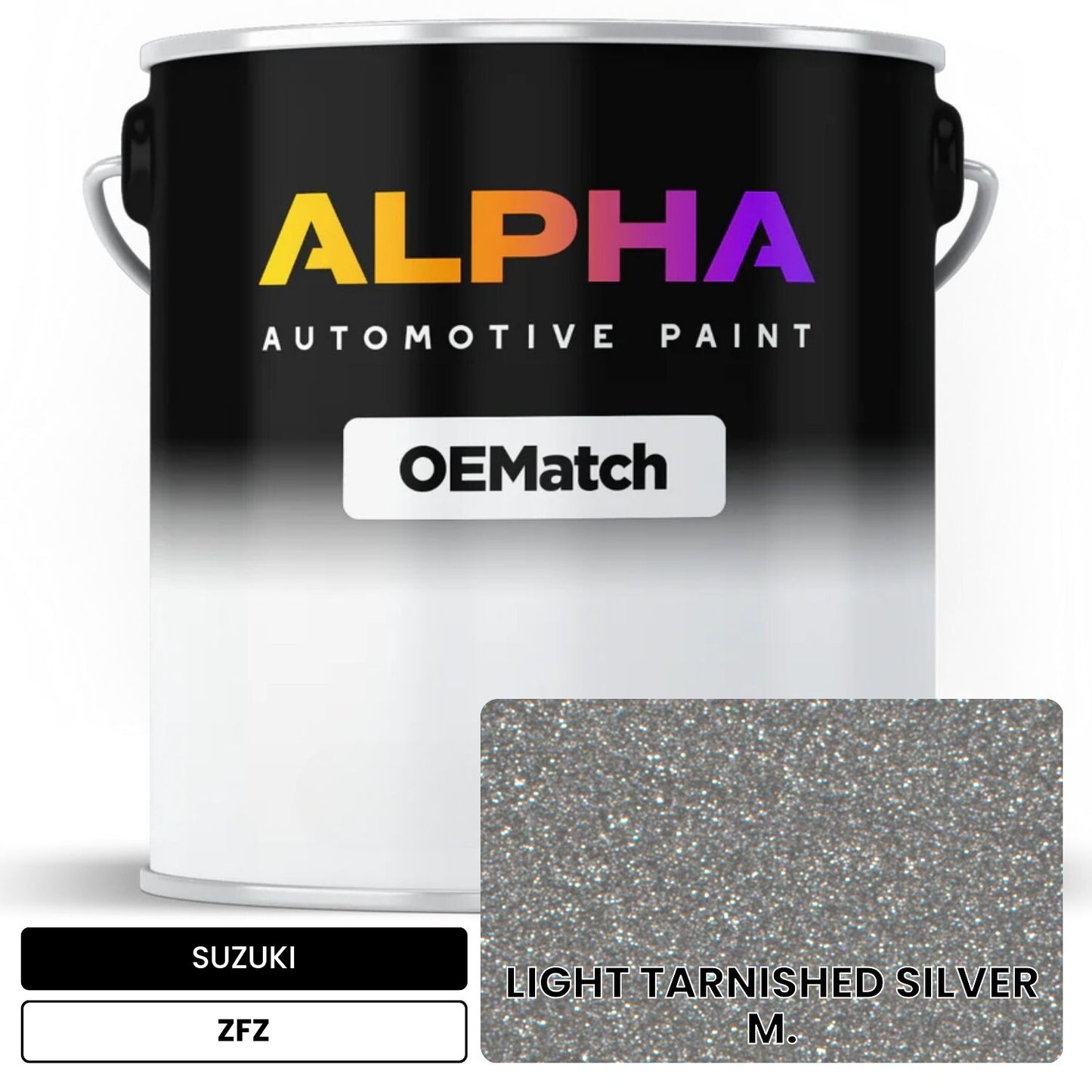 SUZUKI LIGHT TARNISHED SILVER M. ZFZ OEMatch Basecoat