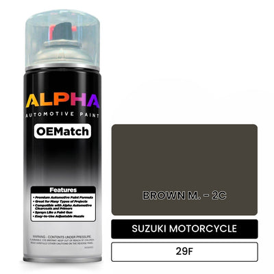 SUZUKI MOTORCYCLE BROWN M. - 2C 29F | OEMatch Automotive Spraycan