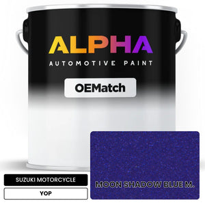 SUZUKI MOTORCYCLE MOON SHADOW BLUE M. YOP | OEMatch Automotive Basecoat