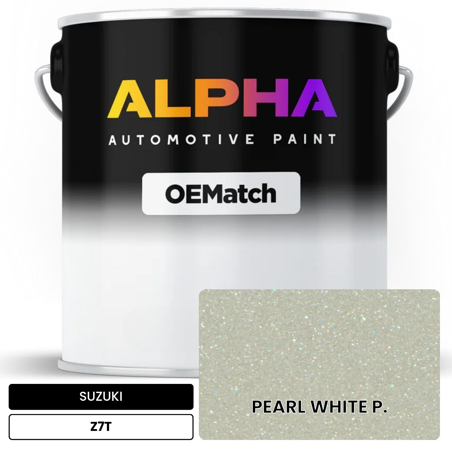 SUZUKI PEARL WHITE P. Z7T OEMatch Basecoat