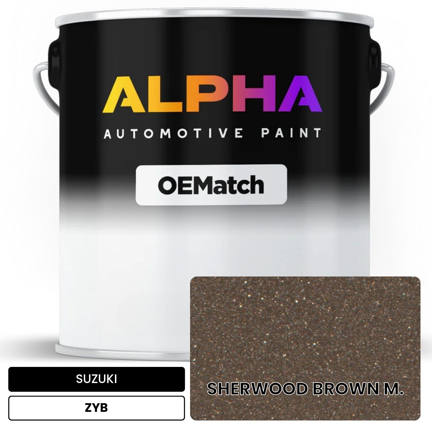 SUZUKI SHERWOOD BROWN M. ZYB OEMatch Basecoat