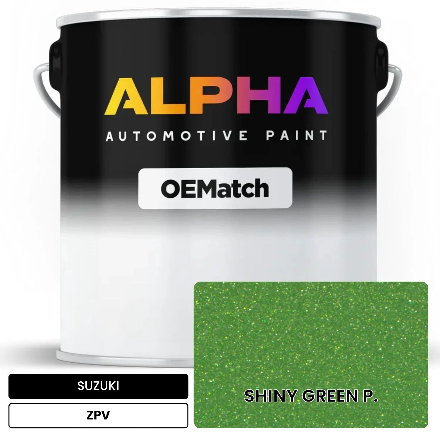 SUZUKI SHINY GREEN P. ZPV OEMatch Basecoat