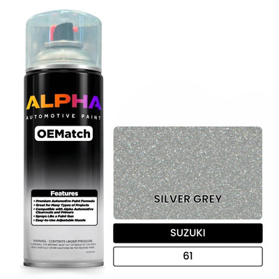 SUZUKI SILVER GREY 61 | OEMatch Automotive Spraycan