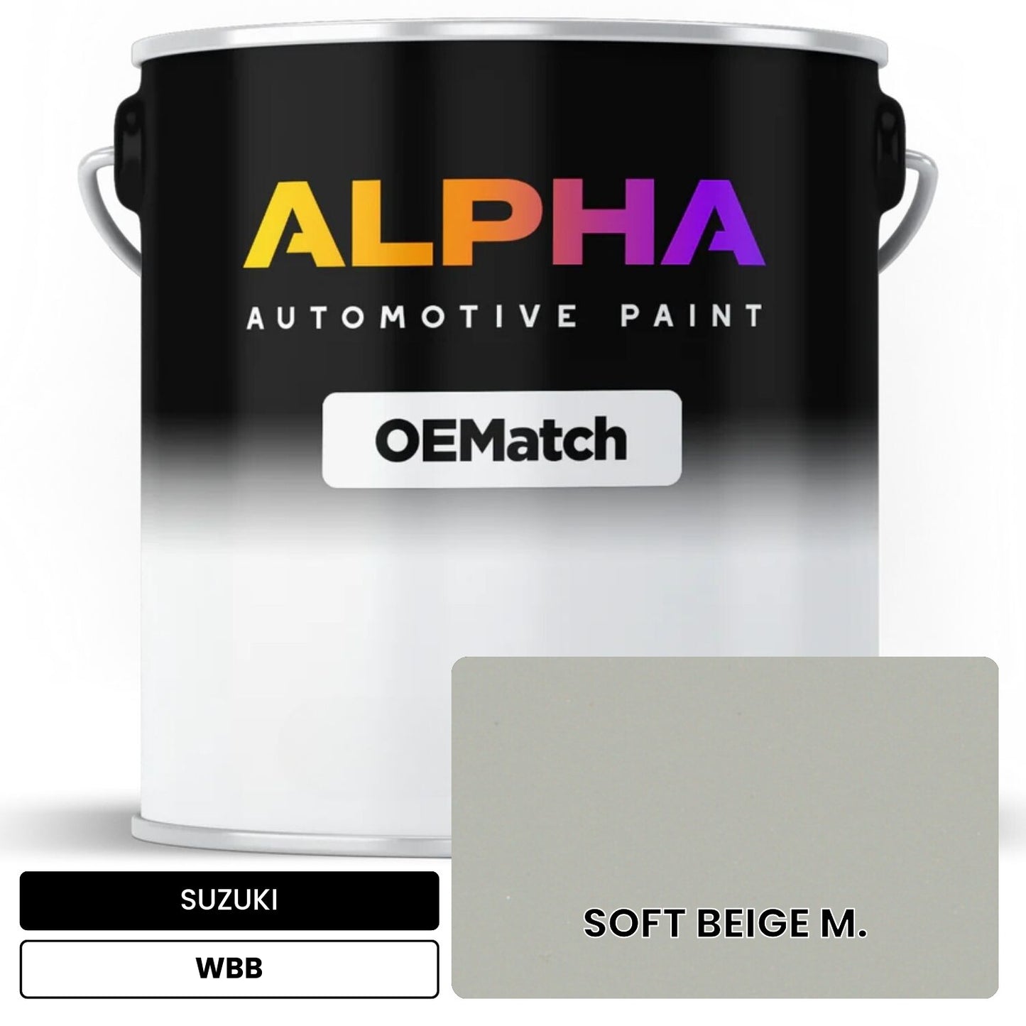 SUZUKI SOFT BEIGE M. WBB OEMatch Basecoat
