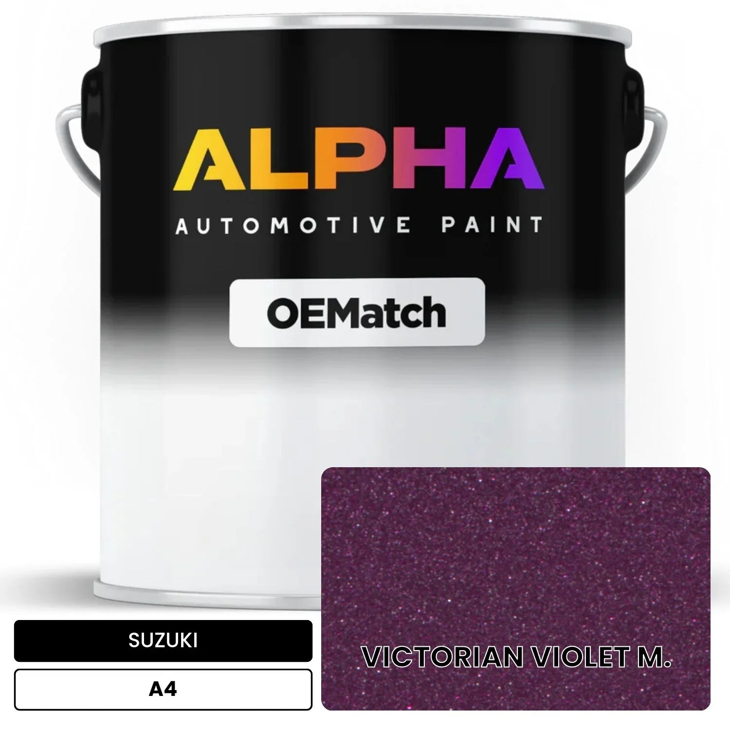 SUZUKI VICTORIAN VIOLET M. A4 OEMatch Basecoat